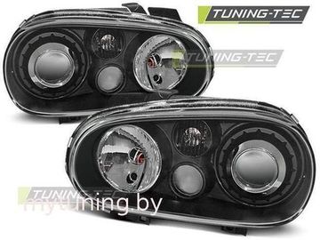 Передние фары R32 LOOK BLACK для Volkswagen Golf 4(IV)