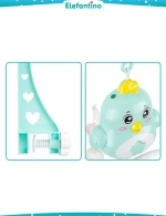 107264/Музыкальная карусель "Elefantino" на батарейках, 19 мелодий, проектор, ночник, съемн. игрушки