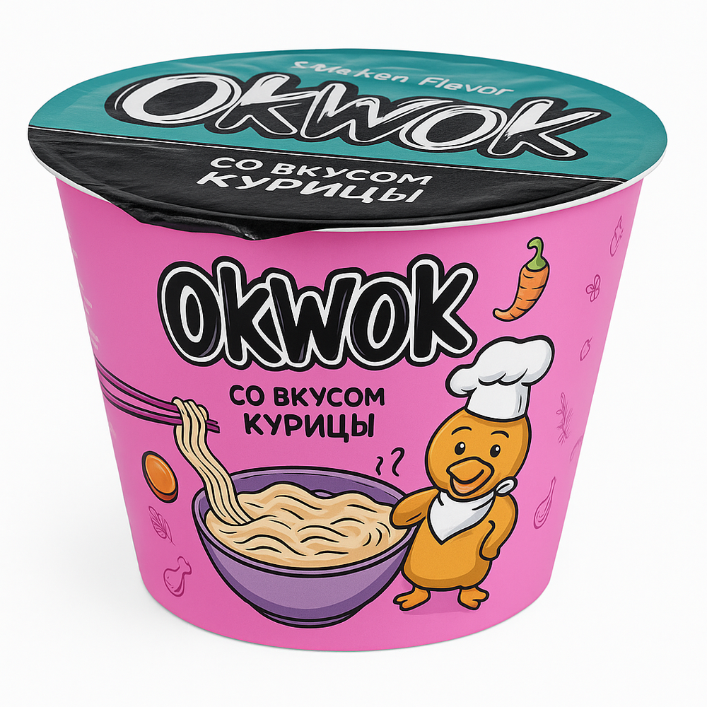 Лапша OKwok курица чашка 120 гр