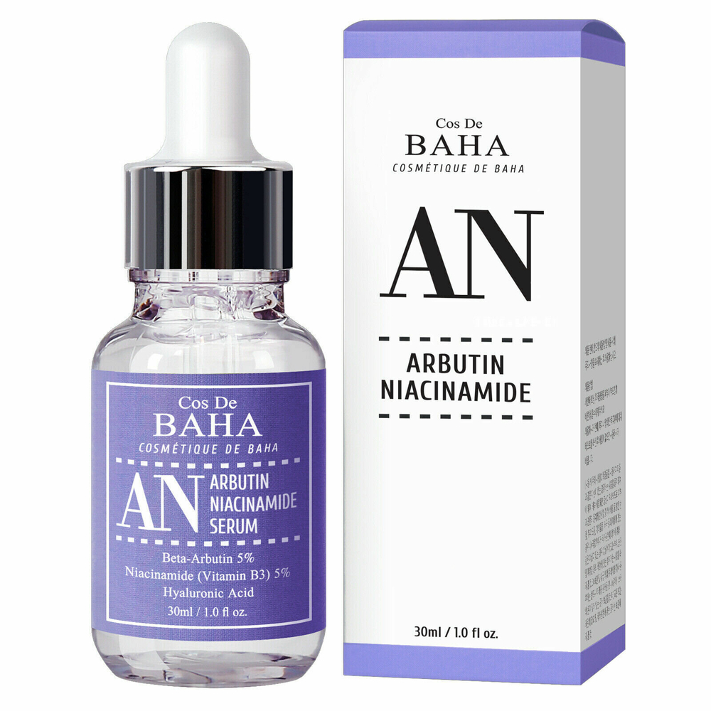 Cos De Baha, Сыворотка для лица против пигментации arbutin+niacinamide serum 30ml (an)