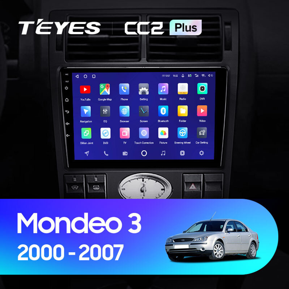 Teyes CC2 Plus 9"для Ford Mondeo 3 2000-2007 (тип2)