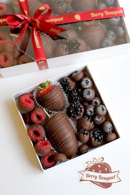 голубика в шоколаде без сахара