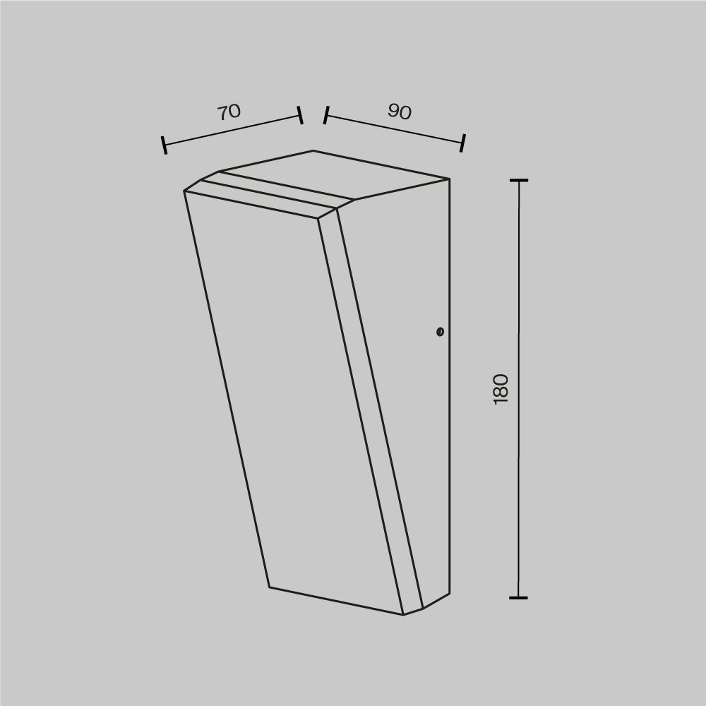 Уличный архитектурный светодиодный светильник Maytoni   O436WL-L10GF3K1