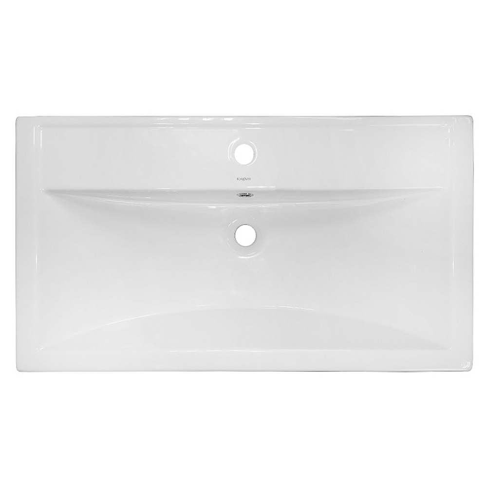 Комплект Тумба Azario KANTRI 80/2 800х460х650 подвесная, с раковиной Фостер 80, белый глянец (CS00097255)