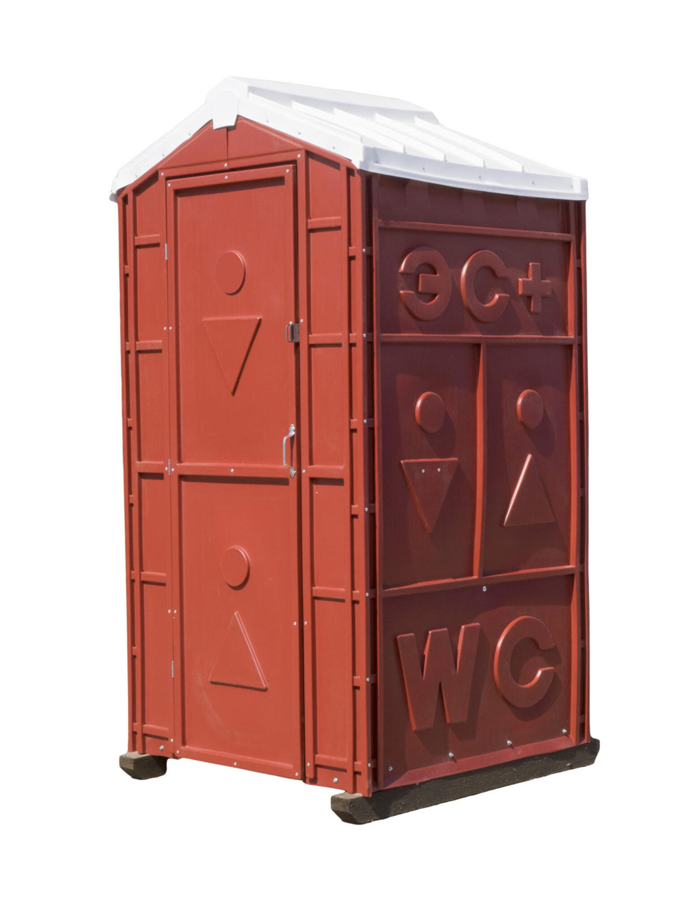 Туалетная Кабина  «Комфорт» в разборе Экомарка  деревянный поддон T-6 (1200x1100x2200см;75кг;бежевый) - арт.561231