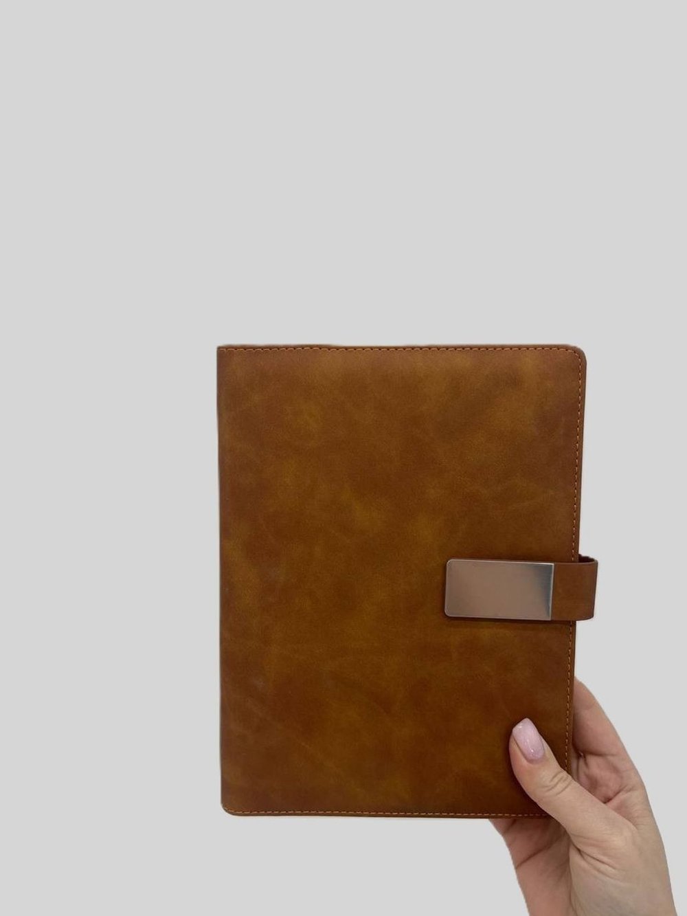 Блокнот-органайзер А5 в линейку на кольцах 80 л коричневый (5923-2)