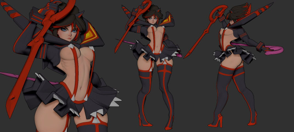 Рюко Матой Убей или умри Фигурка NSFW Ryuuko Matoi Kill la Kill