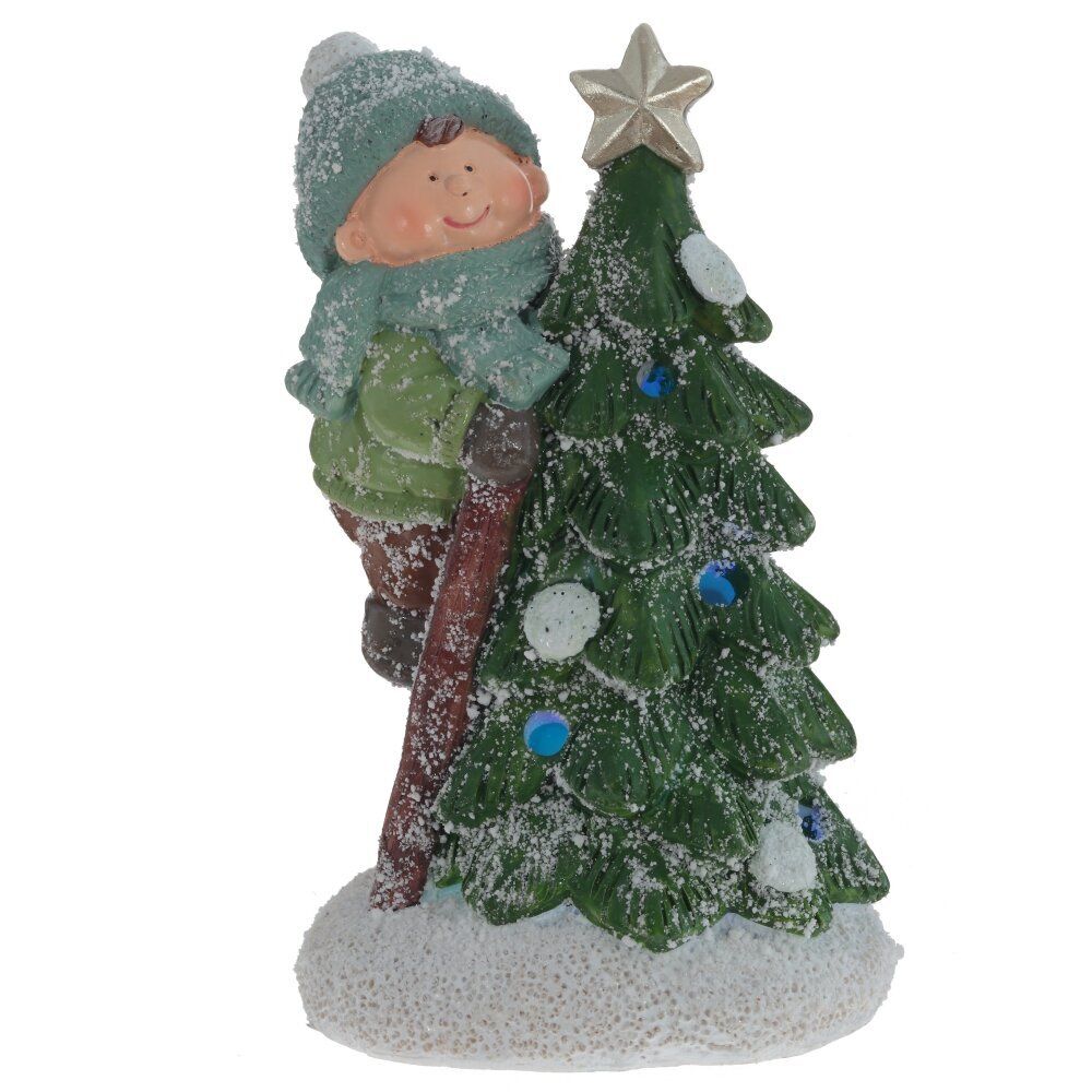 GAEM Фигурка декоративная "Ребёнок" с подсвет (LR44x2, н/п), L8 W7 H13 см, 2в.