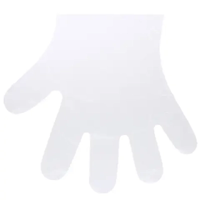 Перчатки одноразовые, универсальный размер, 100 шт, 0,7 микр, прозрачные