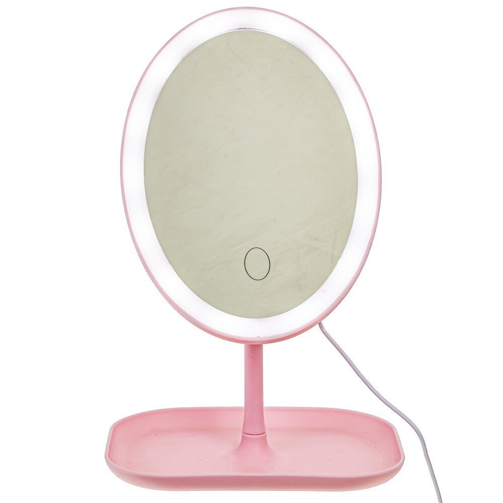 GAEM Зеркало настольное (подсветка, USB), L18 W14 H29 см