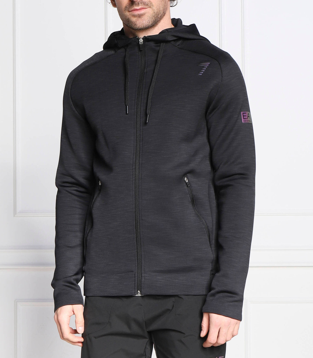 Худи EA7 - черный(6LPM39 PJJHZ)