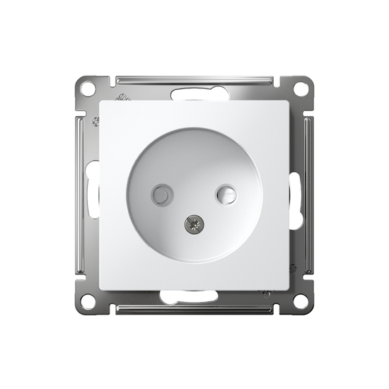 Розетка AtlasDesign 16А без заземл. защ. шторки механизм лотос SE ATN001349
