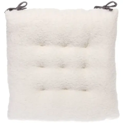 Сидушка на стул «SOFT» 40*40 см, цвет белый