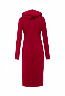 Спортивное платье бордовое 07-02-22 SS