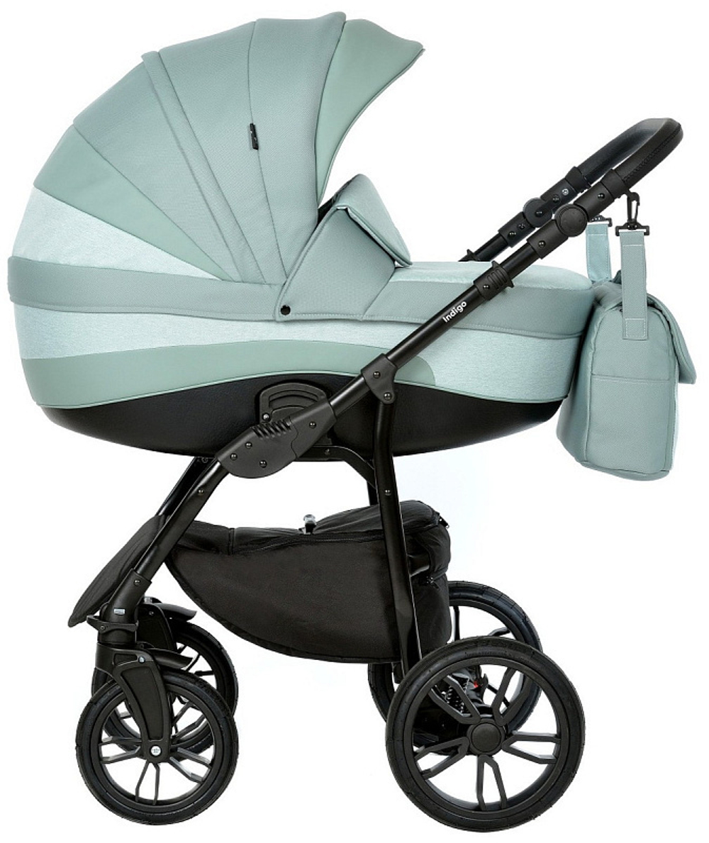 Детская коляска Indigo Indigo New 3 в 1 In03 шалфей