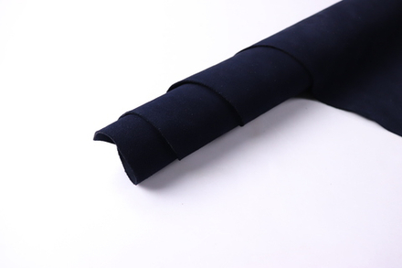 1,2-1,4 Кожа для обуви Франт (Велюр КРС) Темно-синий 139 дм² (КЛ)