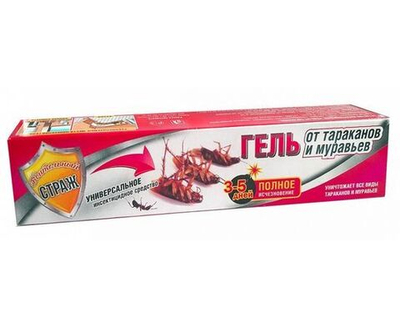 От тараканов и муравьев гель 30мл. (шприц) с аром. ванили Бдительный страж ST-174