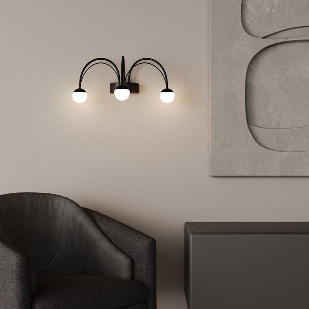 Бра Eurosvet Ragno 90031/3 черный