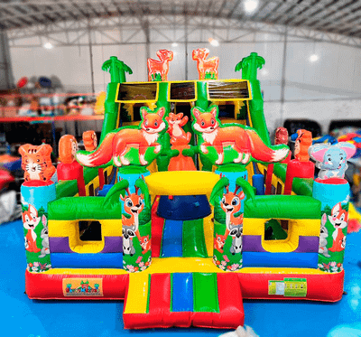 Коммерческий батут "Лесная страна" 10*6*5 м