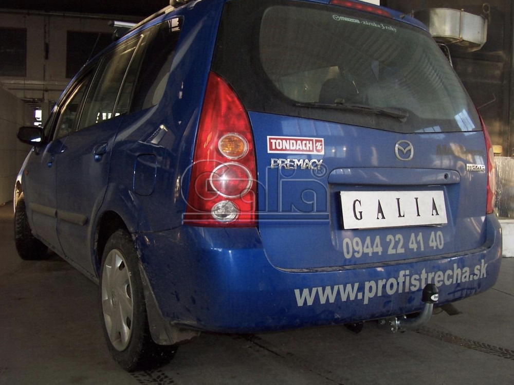Фаркоп оцинкованный Galia M020A для Mazda Premacy 1999-2004(паспорт и сертификат в комплекте)(без электрики)