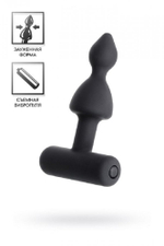 Анальная вибровтулка Erotist черный 8,5 см