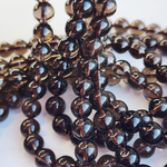 Дымчатый кварц (раухтопаз), природный, шар 8мм, штучно