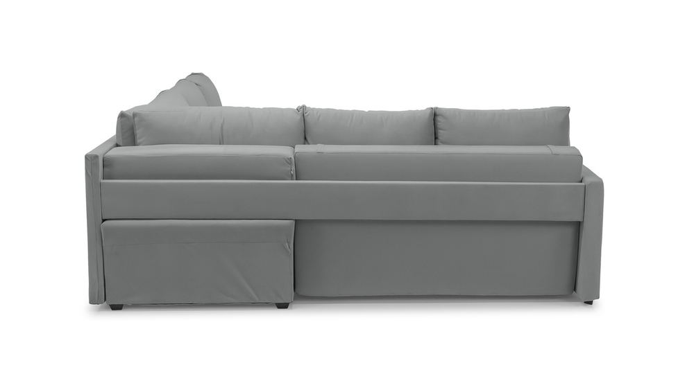 Угловой диван Марсия ЭКО (малый) с допсекцией (116308) (не стандарт) 231*250*90 см,   Еврокнижка Фиеста в наличии