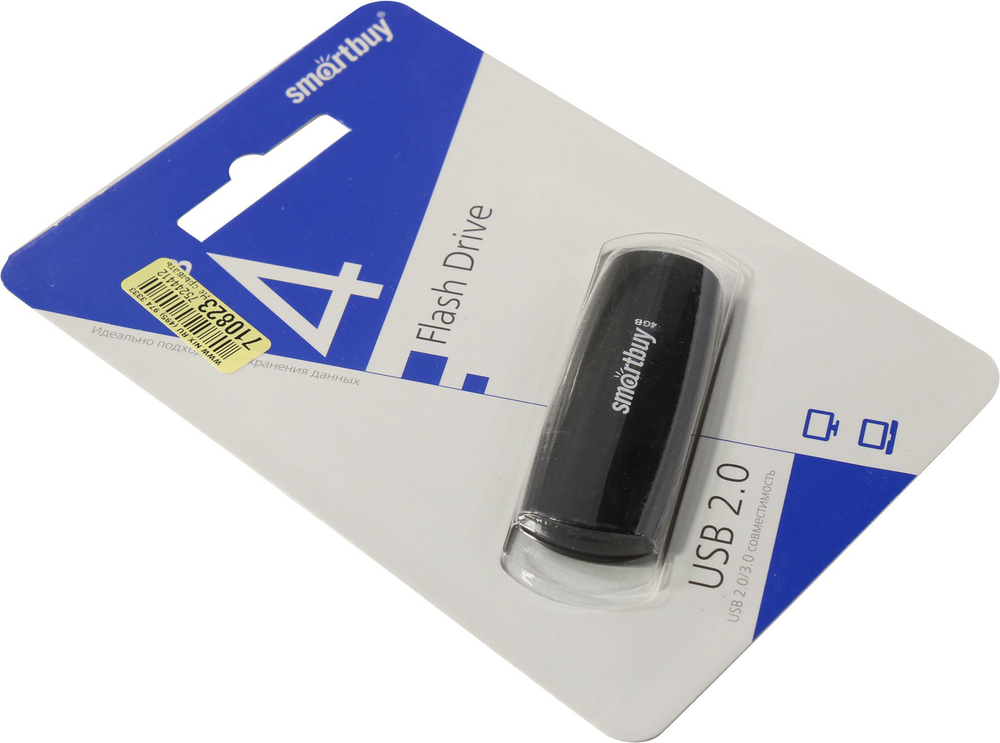 SmartBuy Scout <SB004GB2SCK> USB2.0 Flash Drive  4Gb  (RTL)