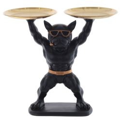 GAEM Фигурка декоративная с подносом "Собака", L30 W14 H26,5 см
