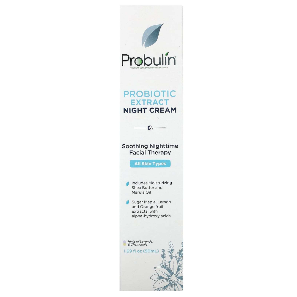Probulin, Ночной крем с экстрактом пробиотиков, 50 мл (1,69 жидк. унц.)
