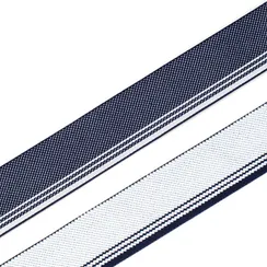 Резинка широкая, синяя/полосы 35 мм, Германия
