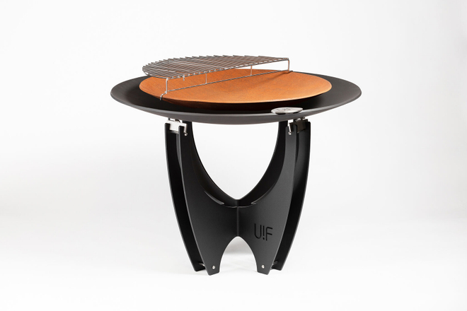 Двойная чаша для костра с высоким основанием Up!Flame STEEL CUP 1000 Magnum Double