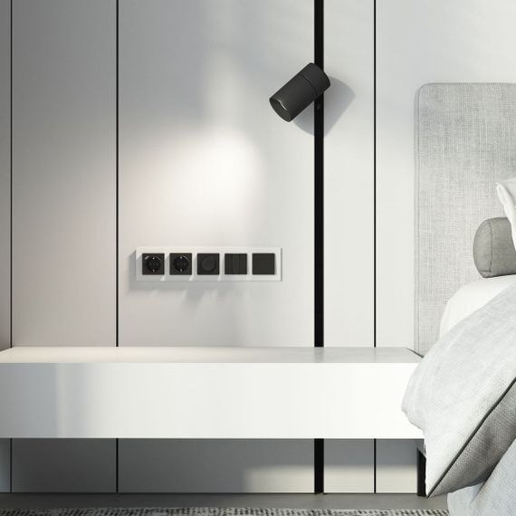 Рамка Werkel Senso на 5 постов белый стекло soft-touch W0053101 4690389214271