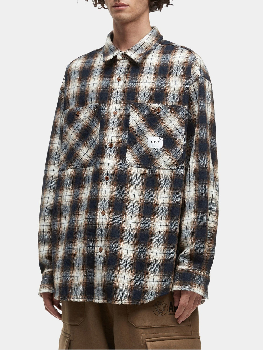 Рубашка мужская ALPHA INDUSTRIES UNFRM FLANNEL SHIRT