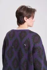 Свитер Idel История фиолетовый