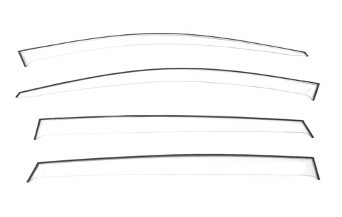 Дефлекторы боковых окон Cobra Tuning на Toyota Rav 4 4 5 дв. 2013 прозрачные арт.TC26813