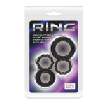 Набор из 2 эрекционных колец 4,1 см и 5см с подхватом мошонки Baile Ring BI-210172