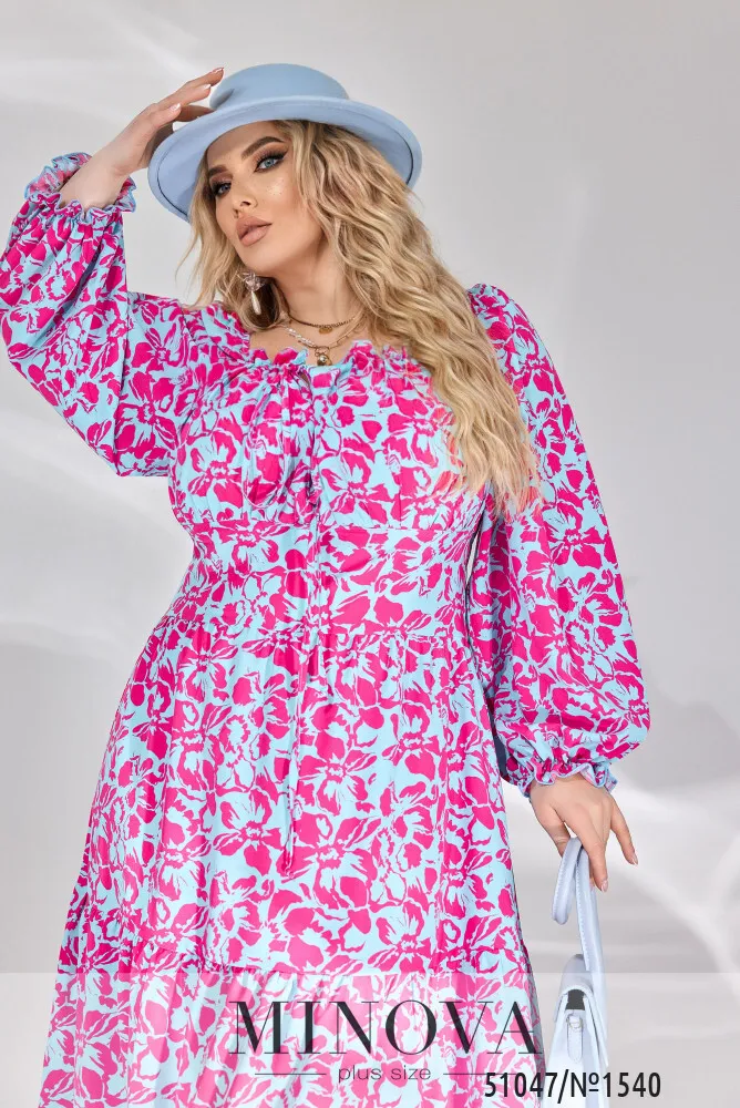 Платье 1540-малиновый Minova