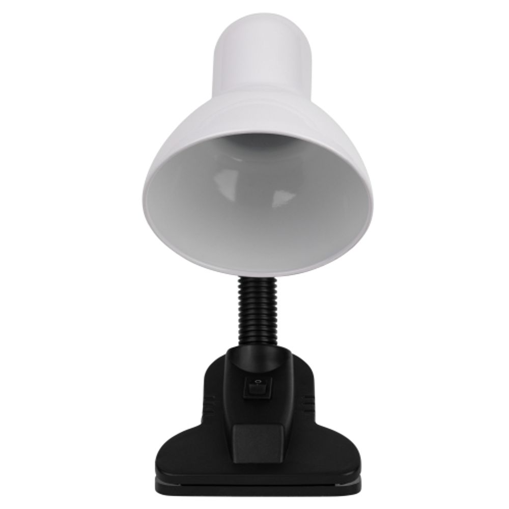 Настольный светильник ЭРА N-102-E27-40W-W на прищепке белый