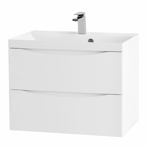Тумба с раковиной Belbagno MARINO 60 подвесная Bianco Lucido