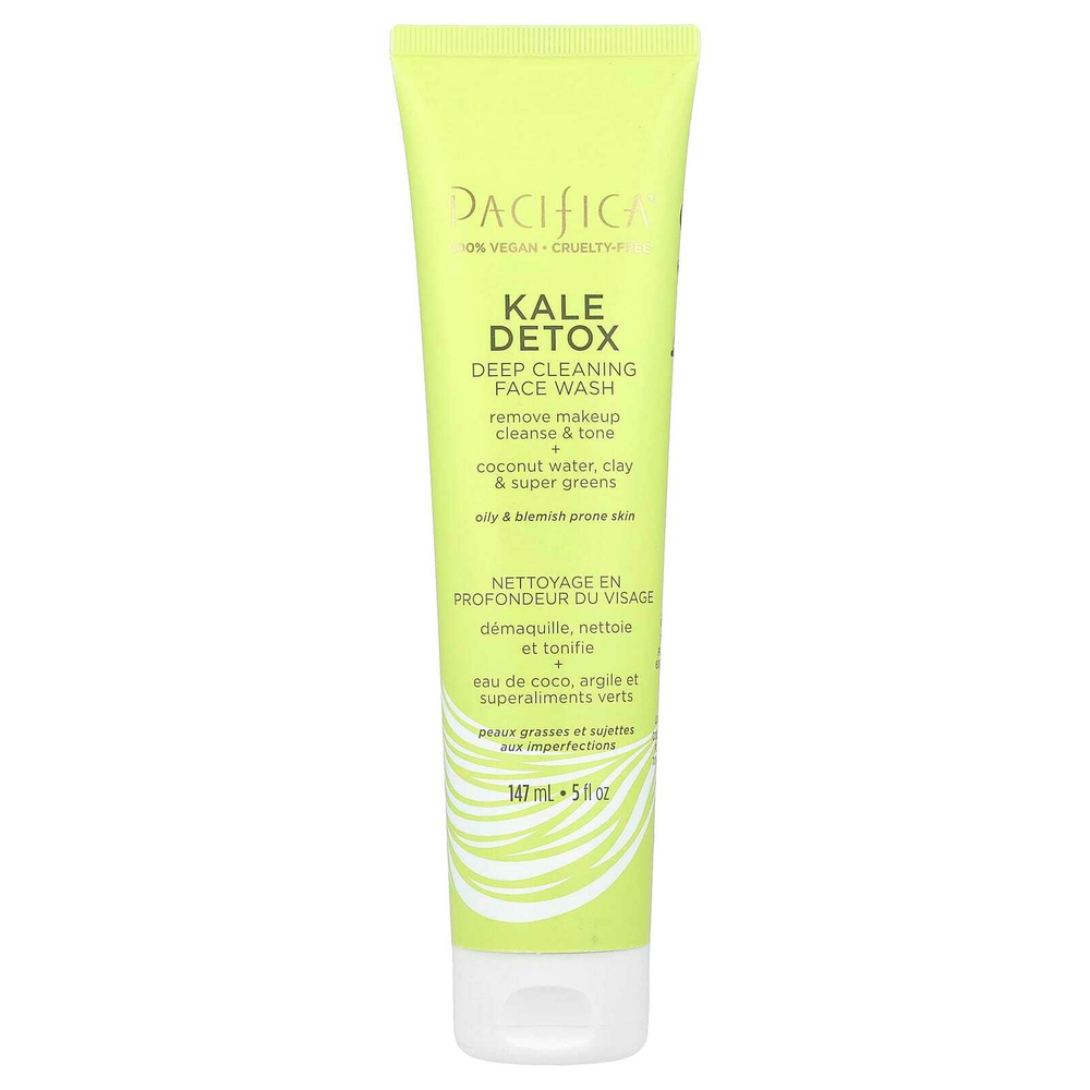 Pacifica, Kale Detox, глубоко очищающее средство для умывания, 147 мл (5 жидк. унц.)