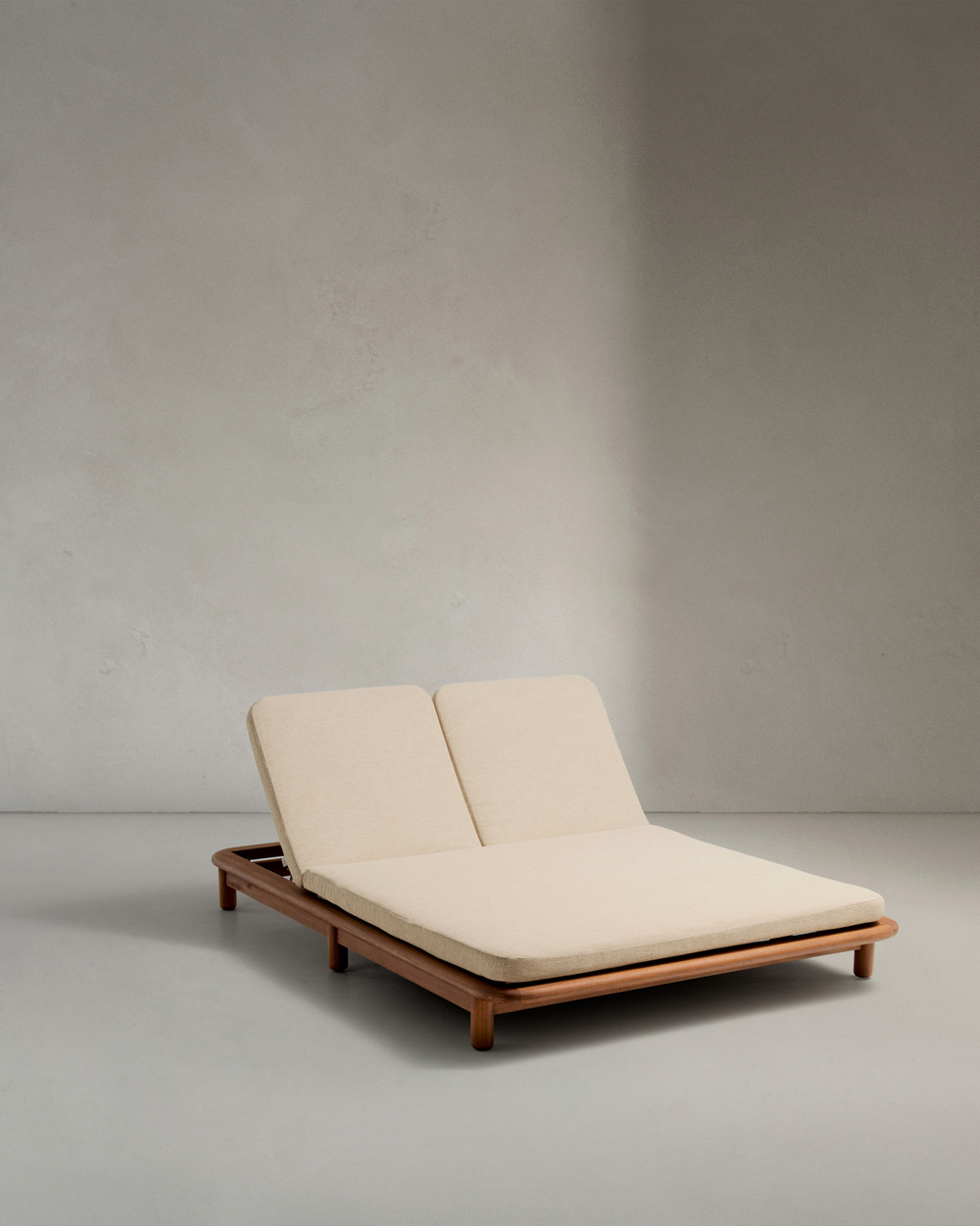 Шезлонг двойной Turqueta из дерева