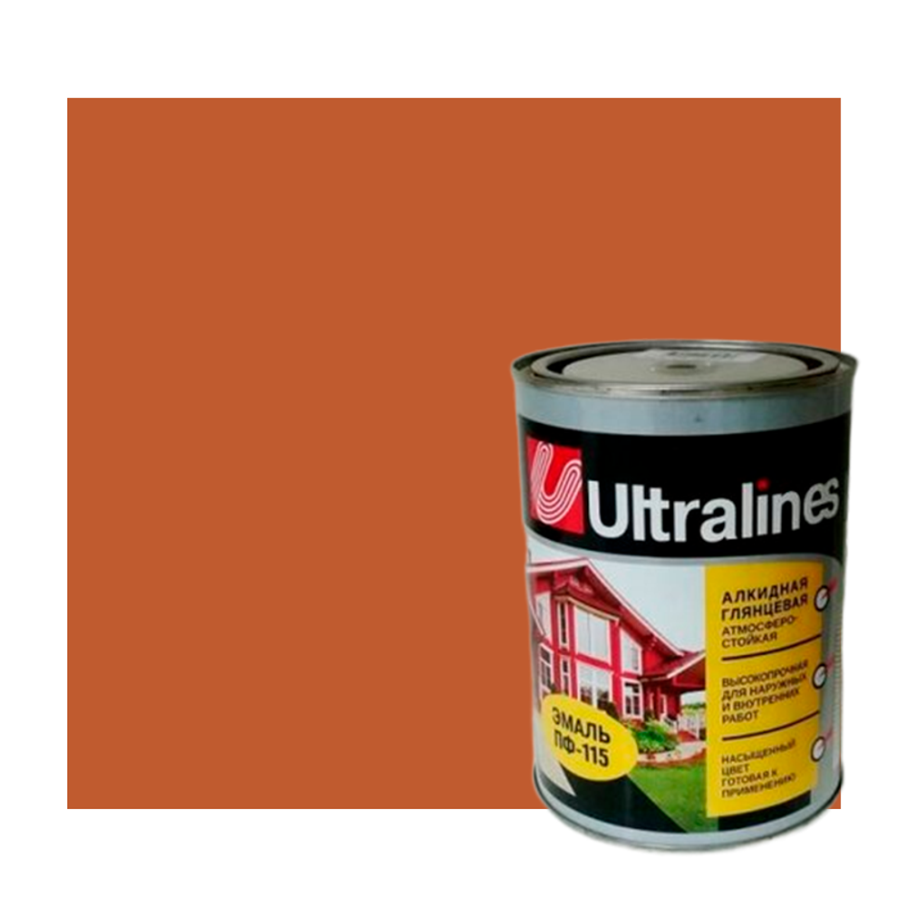 Эмаль ПФ-266 "ULTRA LINES" ЗОЛОТ-КОРИЧНЕВАЯ  2,6кг