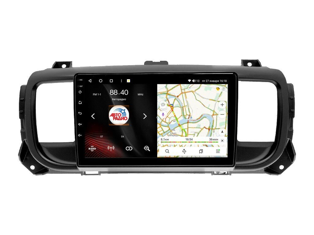 Магнитола для Peugeot Traveller 2017-2022 - Vaycar VA59-0556 на Android 13, 8-ядер, 2Гб-32Гб, 4G SIM-слот