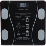 Весы напольные электронные «SMART - Style» 28*28*0,5 см, bluetooth (работает от 2хААА), Черный