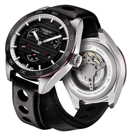 Мужские швейцарские наручные часы Tissot T-Sport PRS 516 T100.428.16.051.00