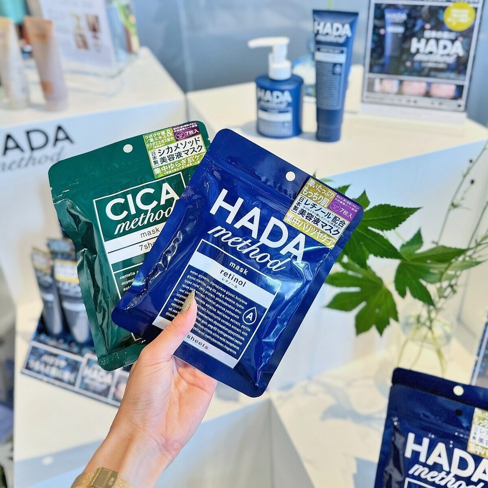 Тканевая маска с ретинолом и центеллой азиатской HADA Method Mask Retinol Cogit