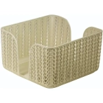 Салфетница ВЯЗАНИЕ белый ротанг 0,085,14х0,14м