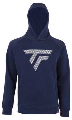Куртка теннисная Tecnifibre Fleece Hoodie 2023 - marine