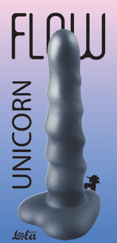 Нереалистичный дилдо Unicorn Black 2043-03lola